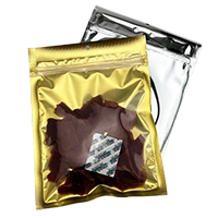 zipper bags with jerky