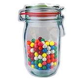 mason jar shaped pouch