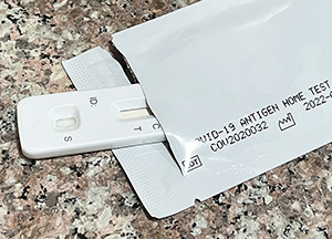 lateral flow assay in mylar pouch