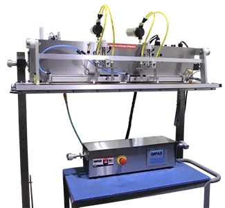 customPAK with Siements controller placed in front of machine