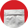 cropped circle of childproof pouch without tera notch