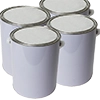 White 55 lb bullk desiccant drum icon