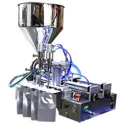 dual head semi-automatic liquid filling machine