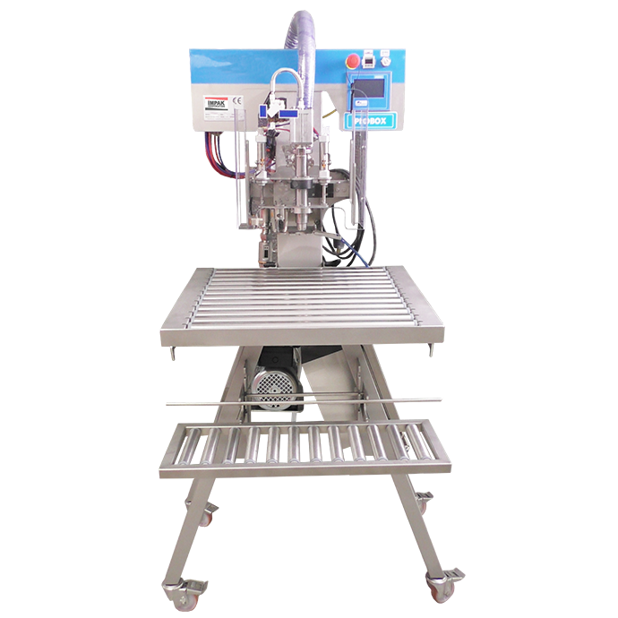 cartobol automated filler for barrel spoutpaks