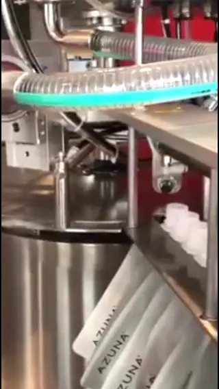 filler being used for a line of beauty spoutpaks