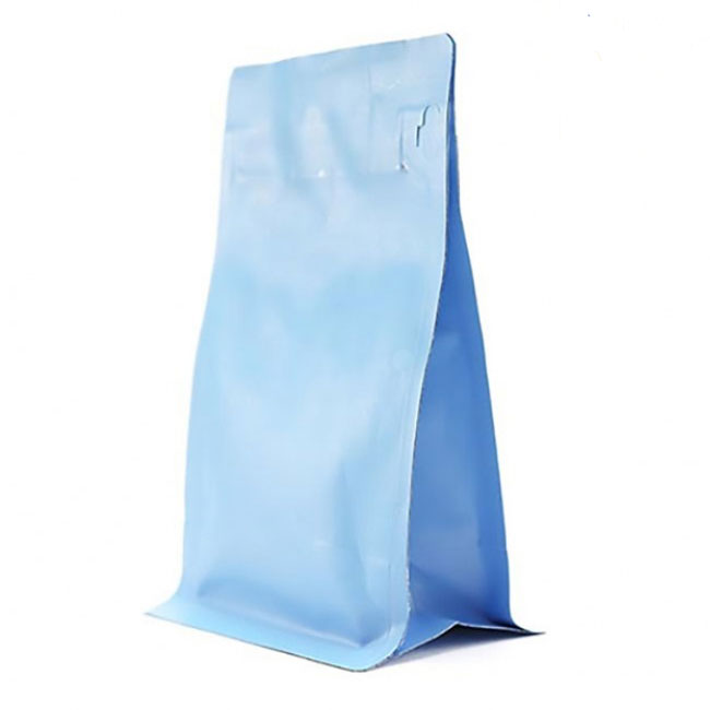 box bottom pouch with pocket zipper