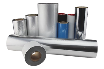 unprinted roll stock of various Mylar structures