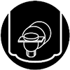 cropped circle of SpoutPAK drawn barrel pouch with botom dispenser spigot