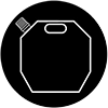 cropped circle of DrinkPAK large drawn pouch with pour spout