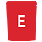 E sized stand pouch icon