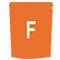 F sized stand pouch icon