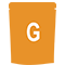 G sized stand pouch icon