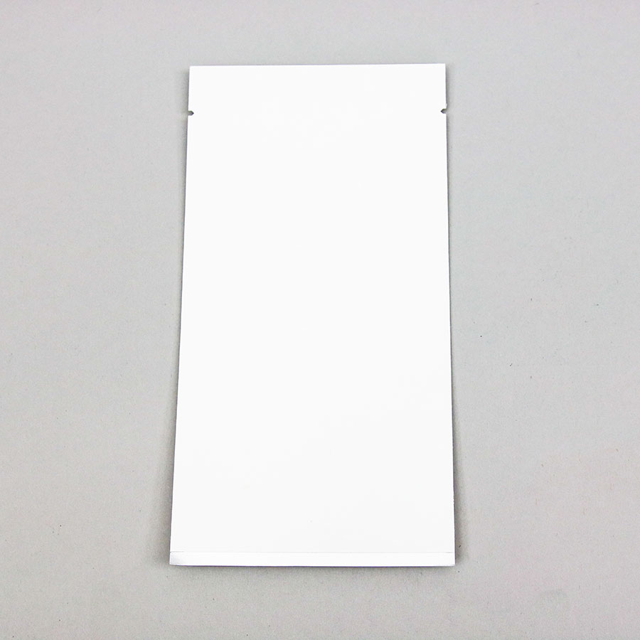 3.5" x 6.5" White Kraft Mini Pouch - 035WNK065BTNL