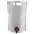 matte white printed 1.5L barrelpak