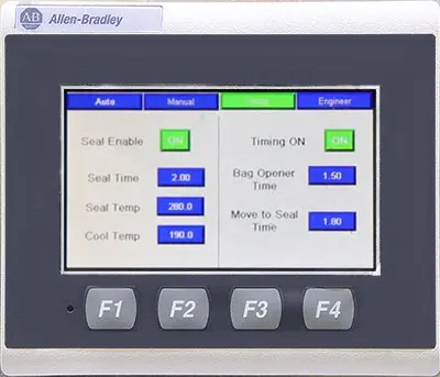 standard allen bradley control panel