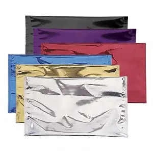 selection of semi opaque mailers in different colors