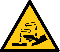 corrosive warning