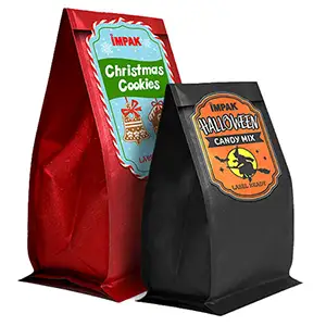 shimmerflex bags with labels