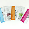 short print run of pouches