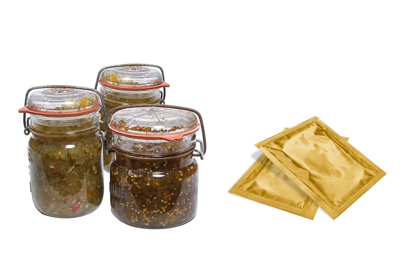 jars and pouches