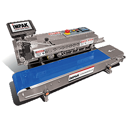 band sealer with ink jet printing