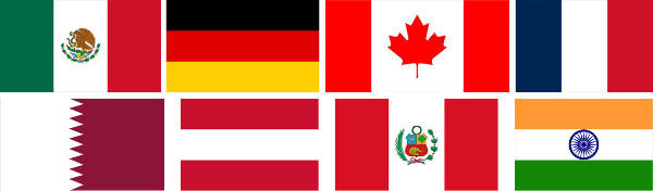 flags from around the world
